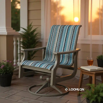St. Catherine MGP Sling Supreme Swivel Outdoor Rocker