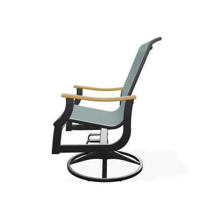 St. Catherine Sling Swivel Motion Outdoor Rocker