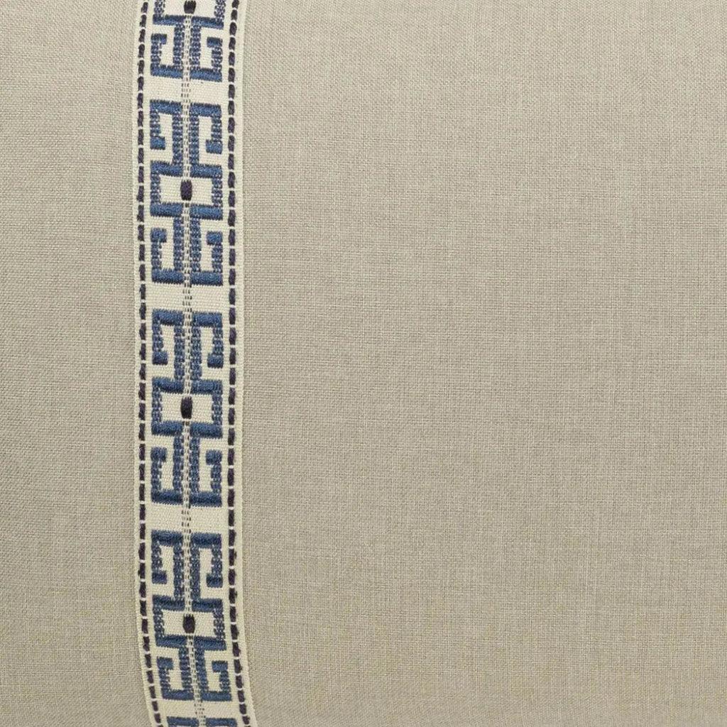 St. John Lumbar Linen Brown Throw Pillow Insert