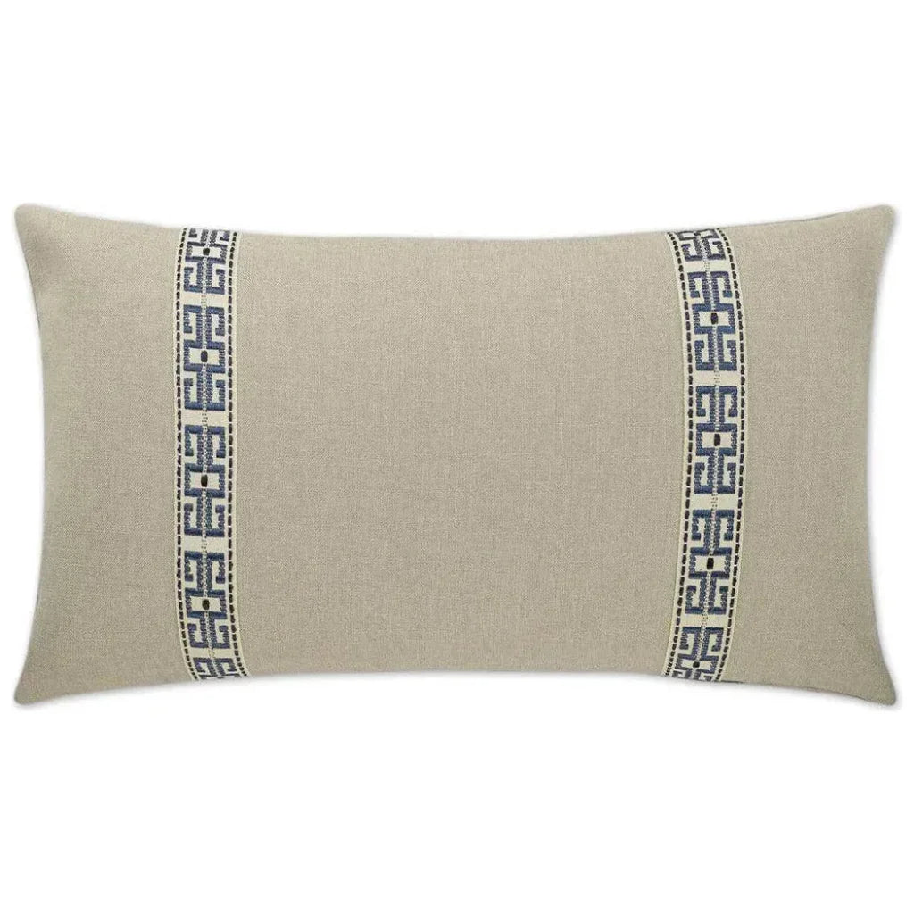 St. John Lumbar Linen Brown Throw Pillow Insert