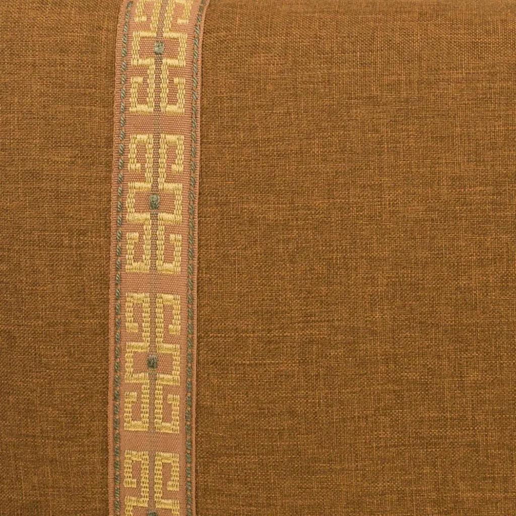 St. John Lumbar Nugget Brown Throw Pillow Insert