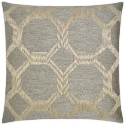 Statler Taupe Brown Throw Pillow With Insert