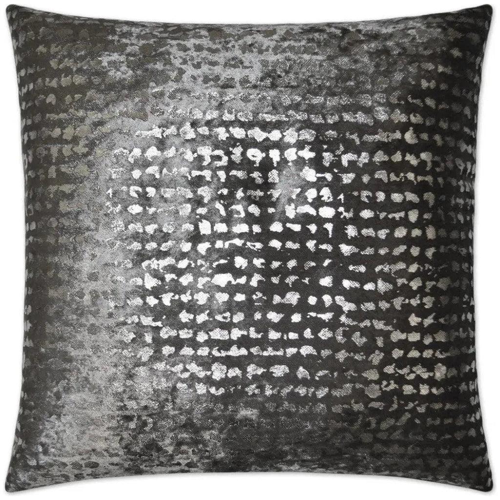 Stealth Pewter Silver Throw Pillow Insert