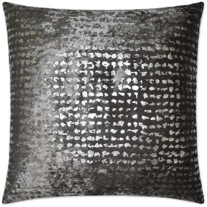 Stealth Pewter Silver Throw Pillow Insert