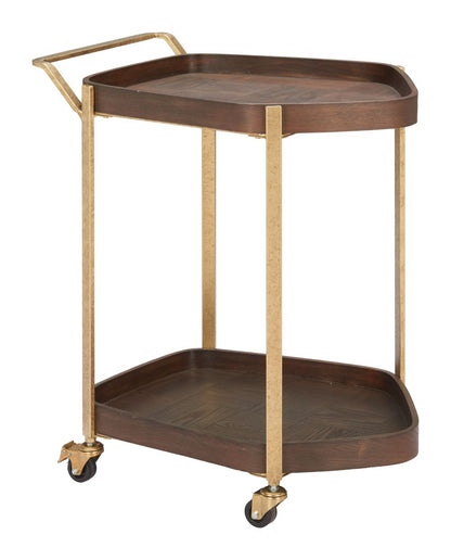 Stela Steel Frame Bar Cart