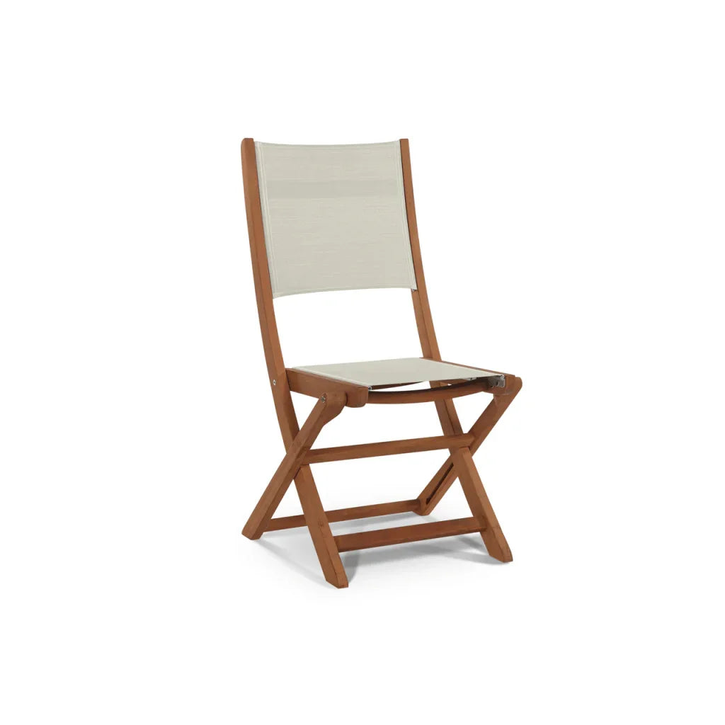 Stella Teak Armless Patio Round Bistro Set 3PC