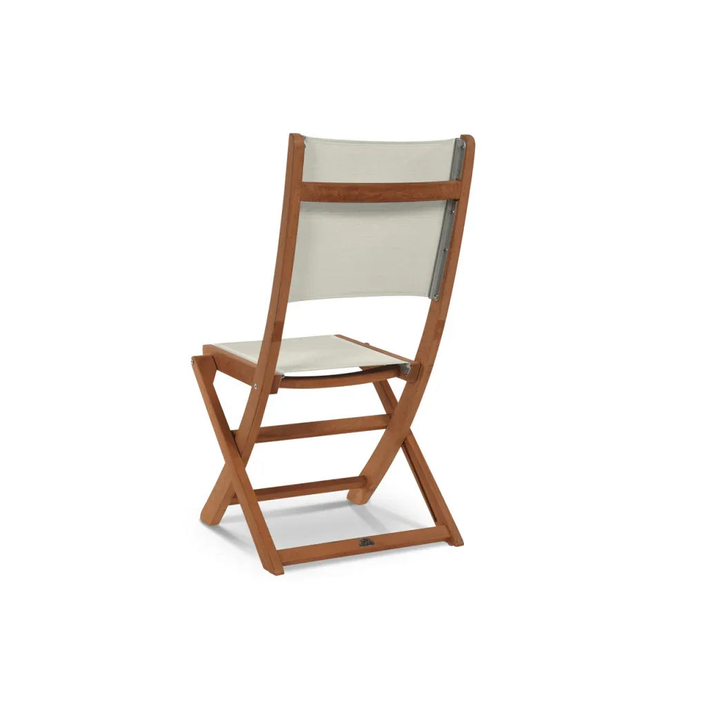 Stella Teak Armless Patio Round Bistro Set 3PC