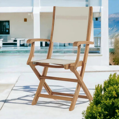Stella Teak Outdoor Folding Armchair