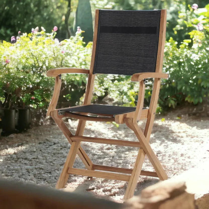 Stella Teak Outdoor Folding Armchair
