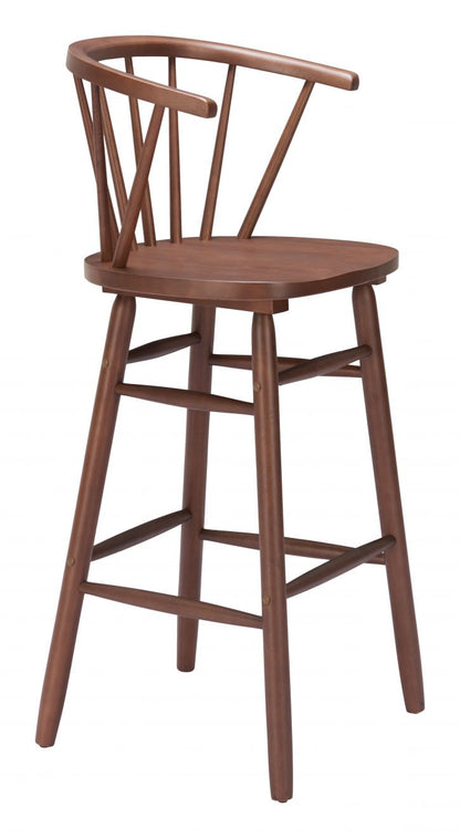 Stenger Painted Wooden Barstool 2PC