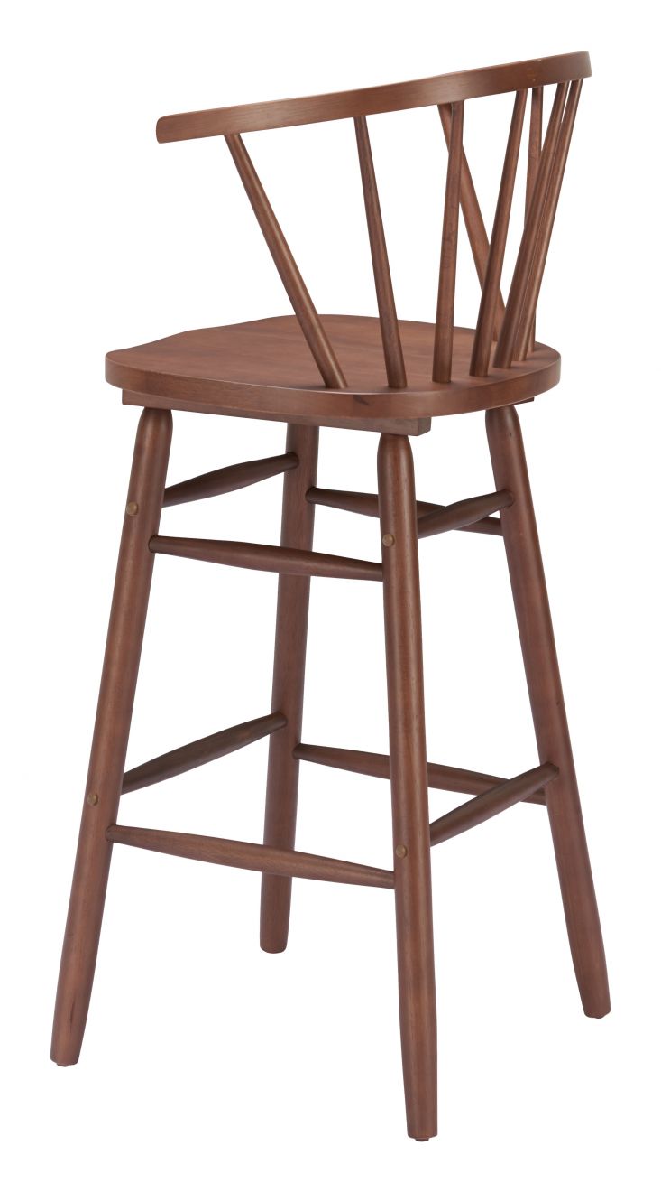 Stenger Painted Wooden Barstool 2PC