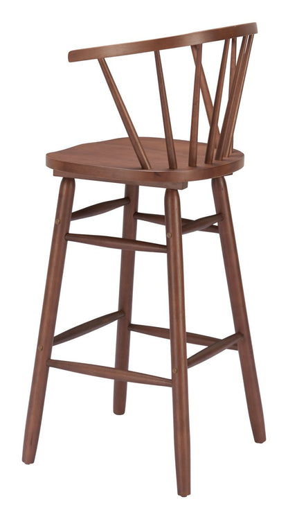 Stenger Painted Wooden Barstool 2PC