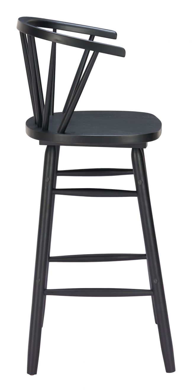 Stenger Painted Wooden Barstool 2PC