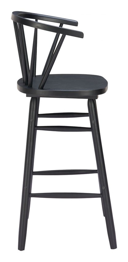 Stenger Painted Wooden Barstool 2PC