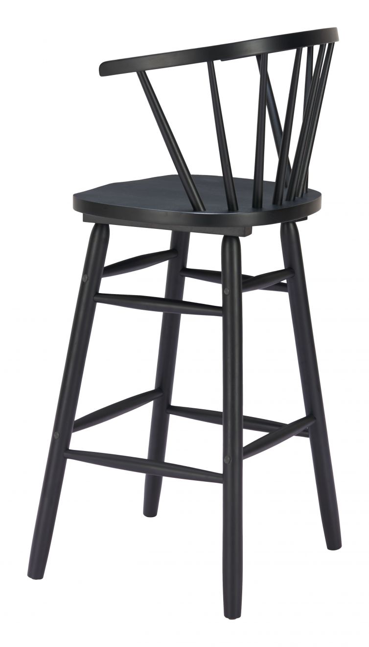 Stenger Painted Wooden Barstool 2PC
