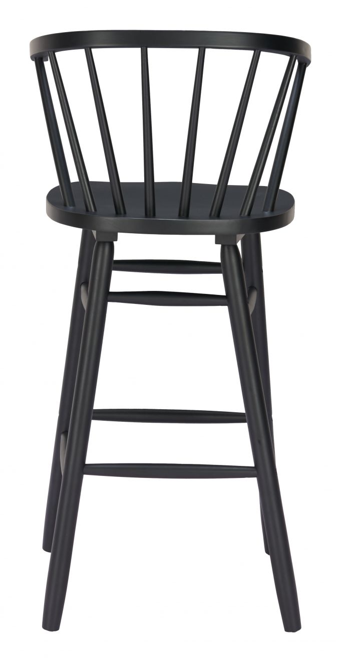 Stenger Painted Wooden Barstool 2PC