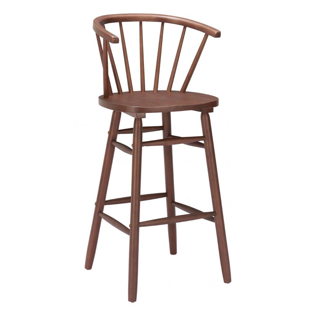Stenger Painted Wooden Barstool 2PC
