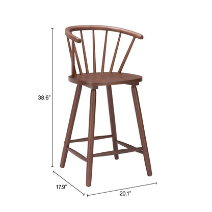 Stenger Painted Wooden Counter Stool 2PC