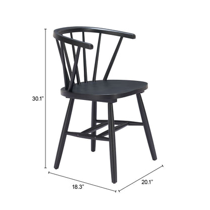 Stenger Painted Wooden Dining Chair 2PC