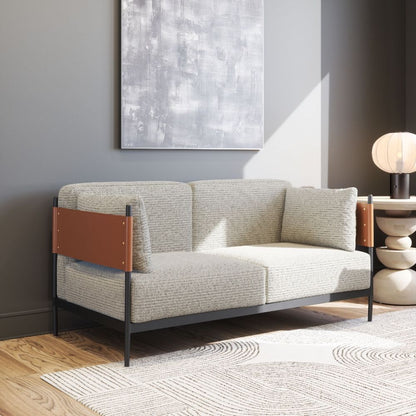 Stirbe Faux Leather Loveseat