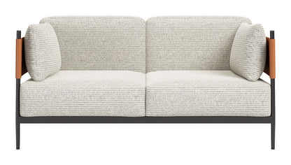 Stirbe Faux Leather Loveseat