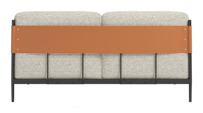 Stirbe Faux Leather Loveseat