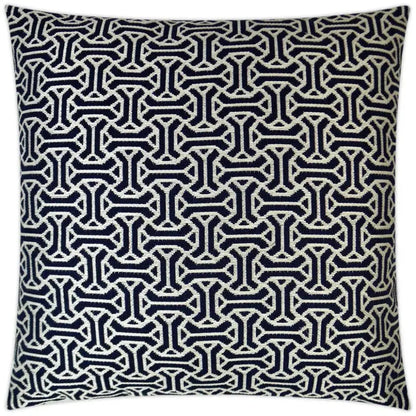 Stoneking Navy Blue Throw Pillow With Insert