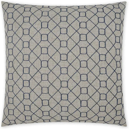 Stornoway Blue Geometric Blue Large Throw Pillow Insert