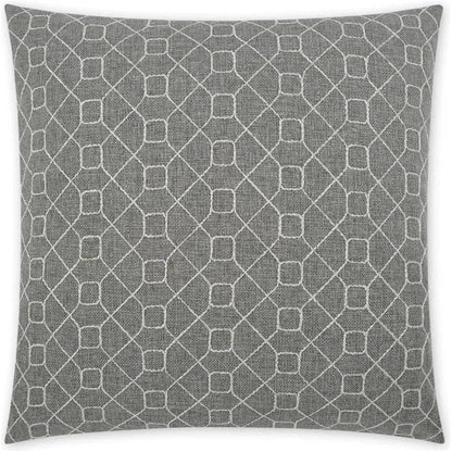Stornoway Grey Geometric Grey Large Throw Pillow Insert