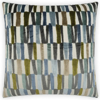 Strata Indigo Blue Throw Pillow With Insert