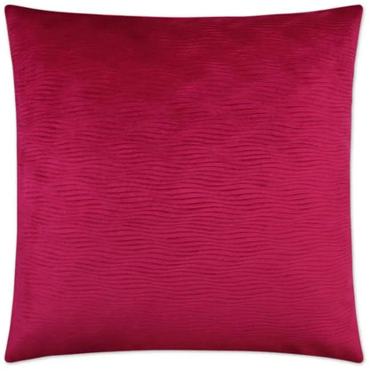 Stream Fuchsia Red Throw Pillow With Insert