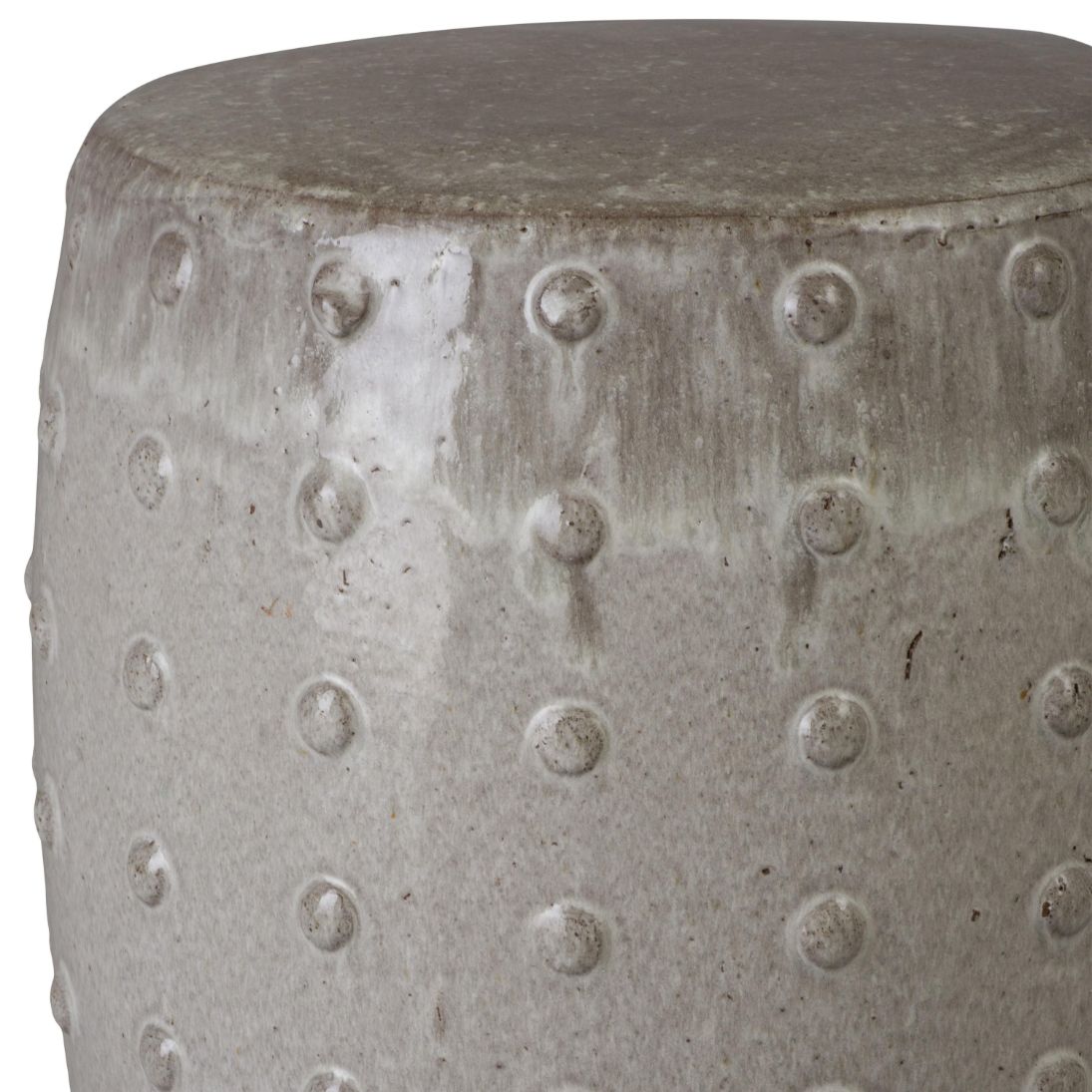 Stud Handcrafted Ceramic Garden Stool