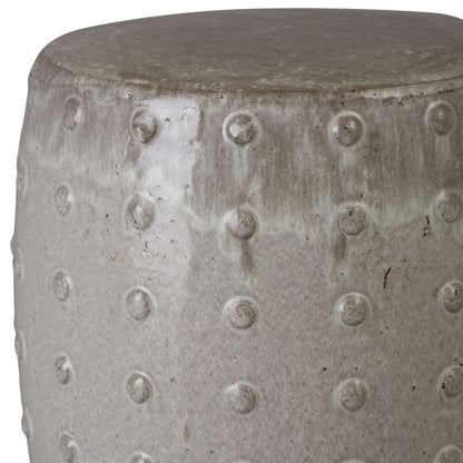 Stud Handcrafted Ceramic Garden Stool