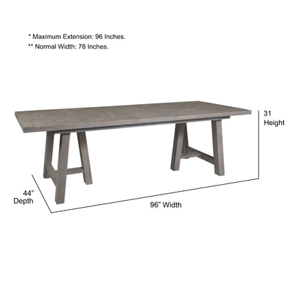 Studio 20 Extendable Grey Dining Table