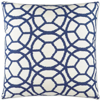 Suave Blue Blue Throw Pillow With Insert