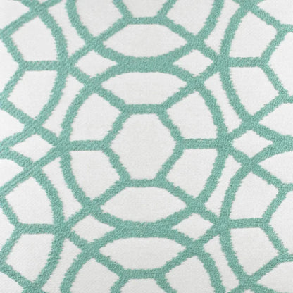 Suave Lagoon Green Throw Pillow With Insert