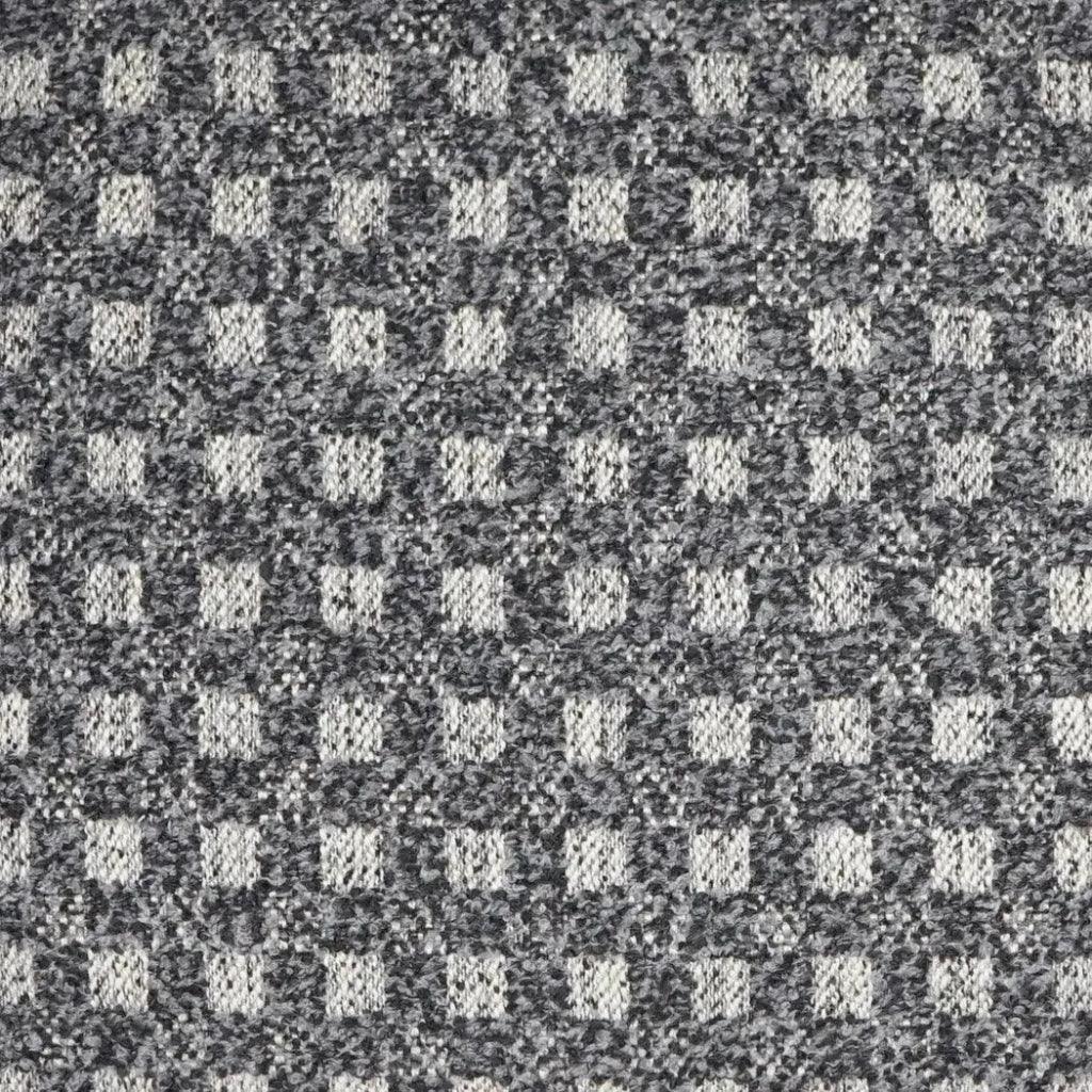 Suffolk Plaid Check Grey Large Throw Pillow Insert