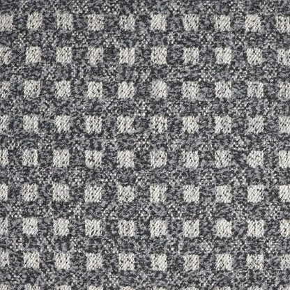 Suffolk Plaid Check Grey Large Throw Pillow Insert