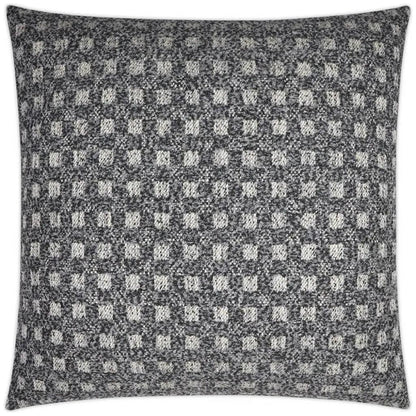 Suffolk Plaid Check Grey Large Throw Pillow Insert