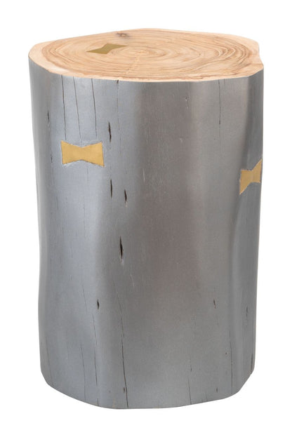 Sugra Wooden Grey End Table