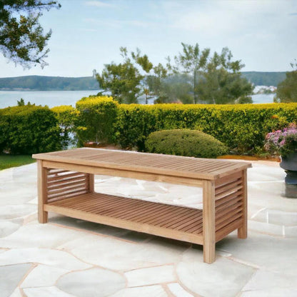 Summer Teak Rectangular Outdoor Coffee Table