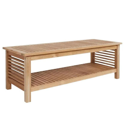 Summer Teak Rectangular Outdoor Coffee Table