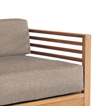 Summer Teak Outdoor Accent Chair with Sunbrella Cushions