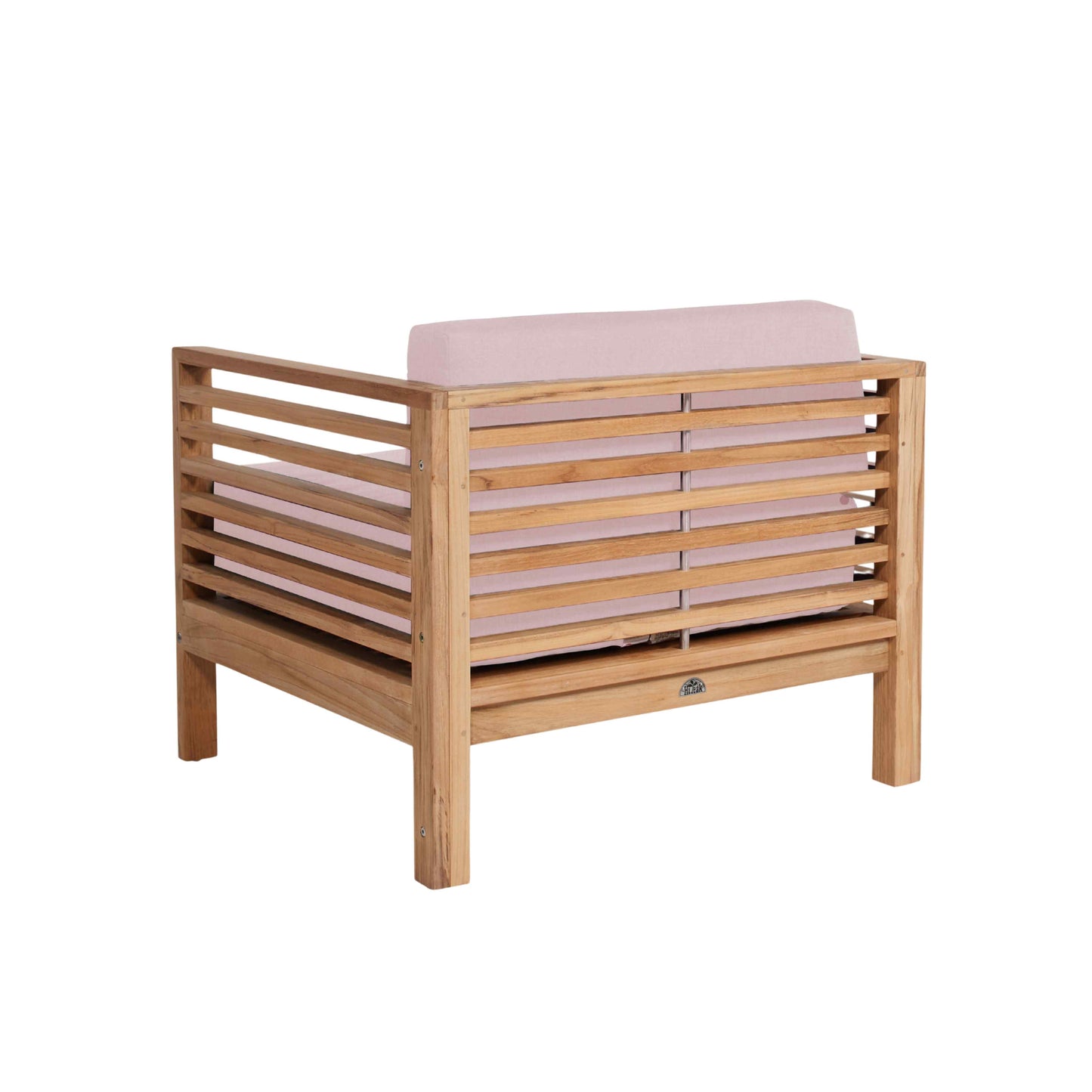 Summer Teak Outdoor Accent Chair with Sunbrella Cushions