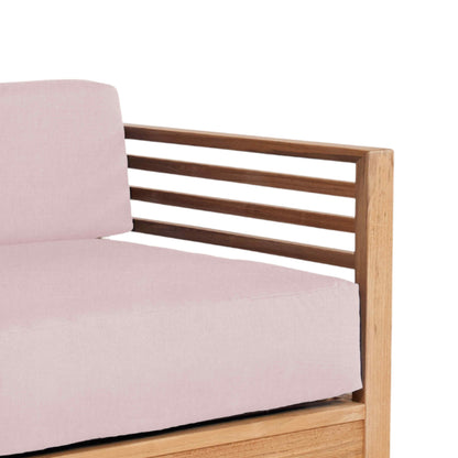 Summer Teak Outdoor Accent Chair with Sunbrella Cushions