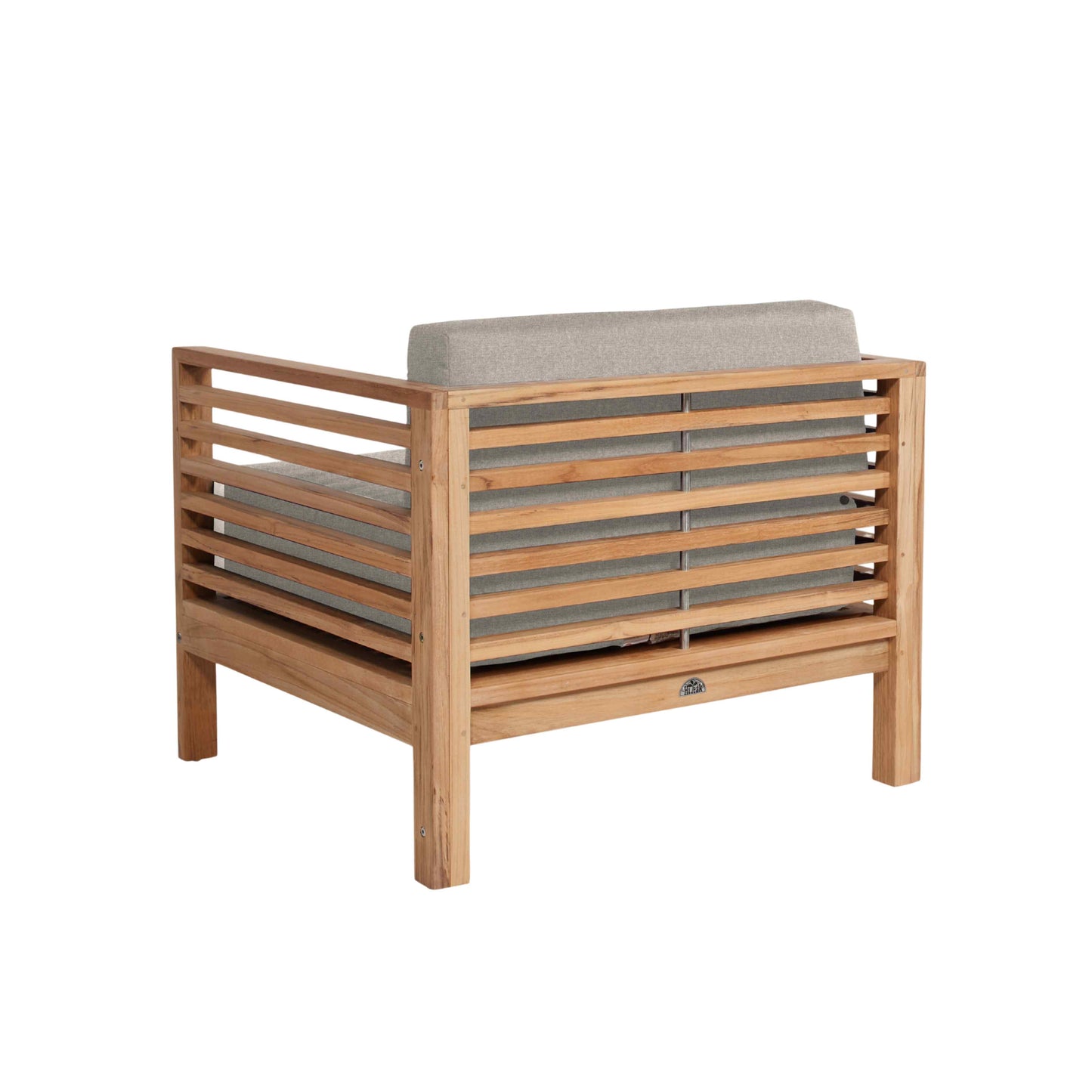 Summer Teak Outdoor Accent Chair with Sunbrella Cushions