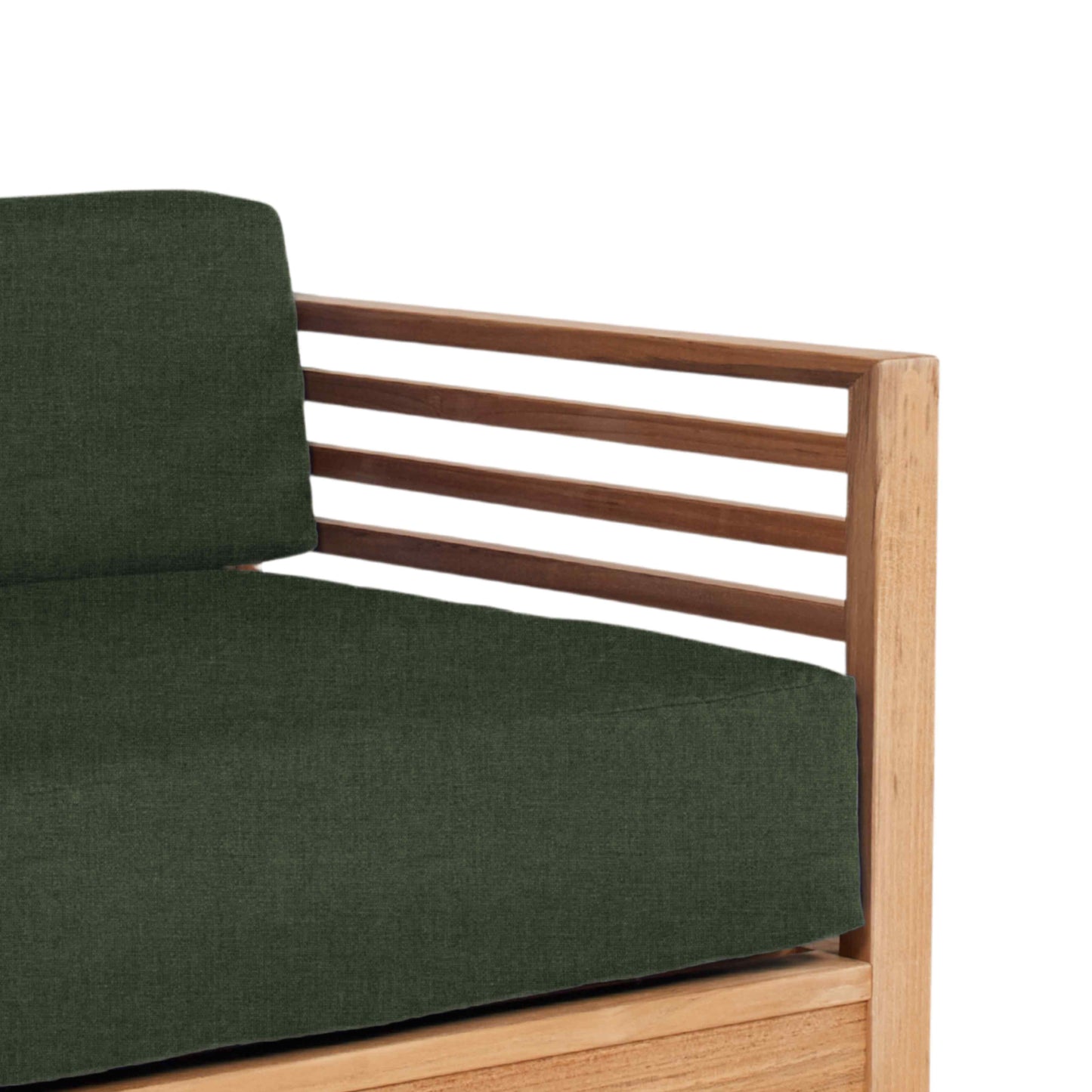 Summer Teak Outdoor Accent Chair with Sunbrella Cushions