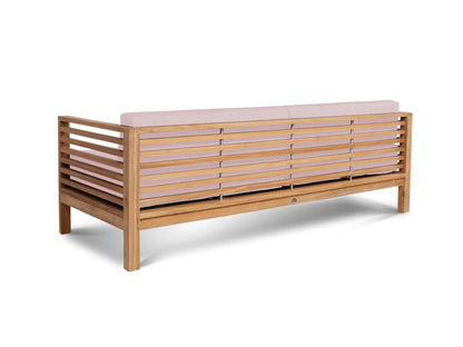Summer Teak Outdoor Sofa with Sunbrella Cushions