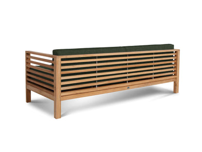 Summer Teak Outdoor Sofa with Sunbrella Cushions