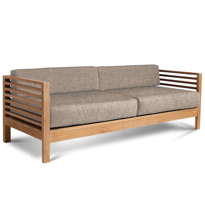 Summer Teak Outdoor Sofa with Sunbrella Cushions